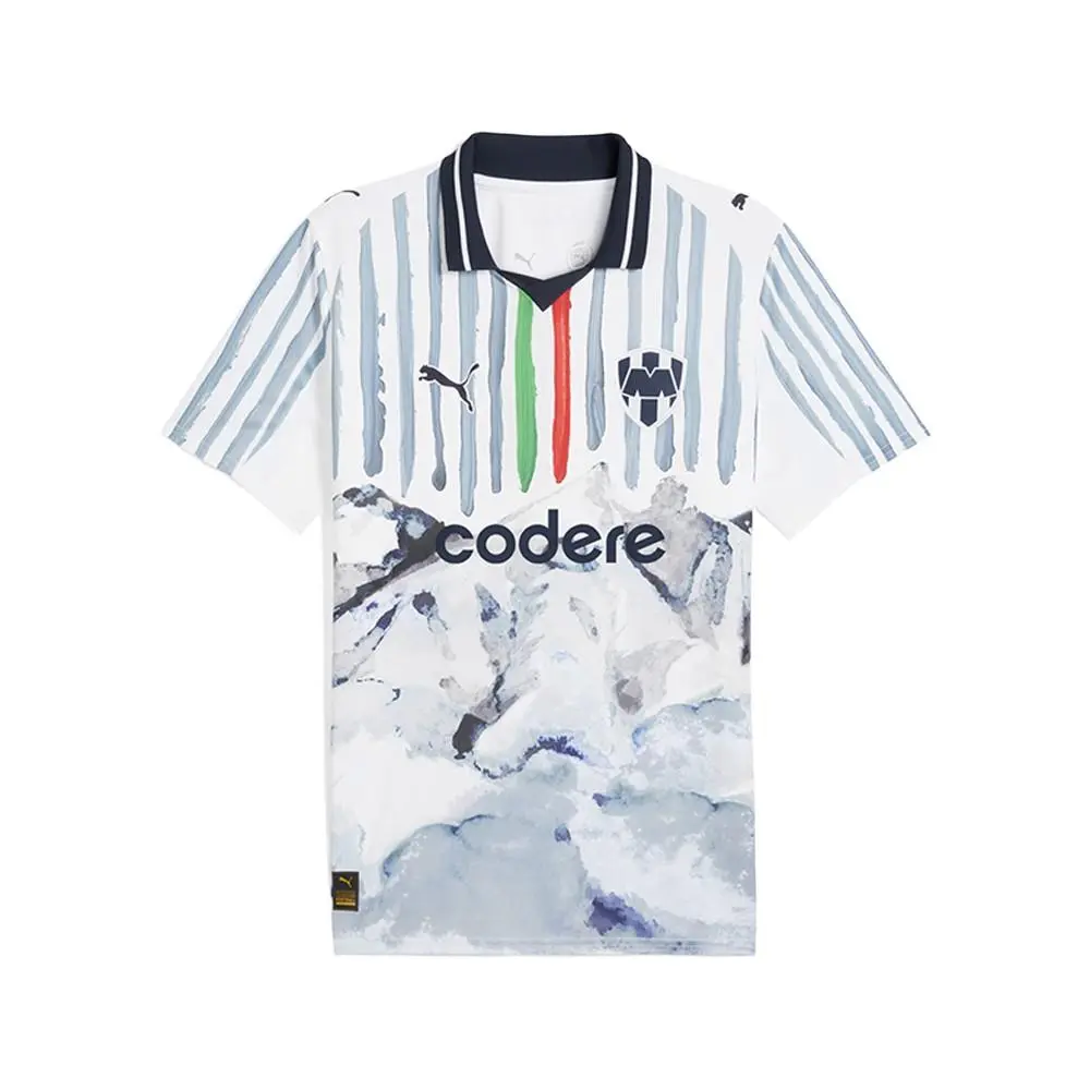 Puma clothing - PUMA  X Kidsuper Mty Collared Short Sleeve Replica Jersey - 78107212 - White 6