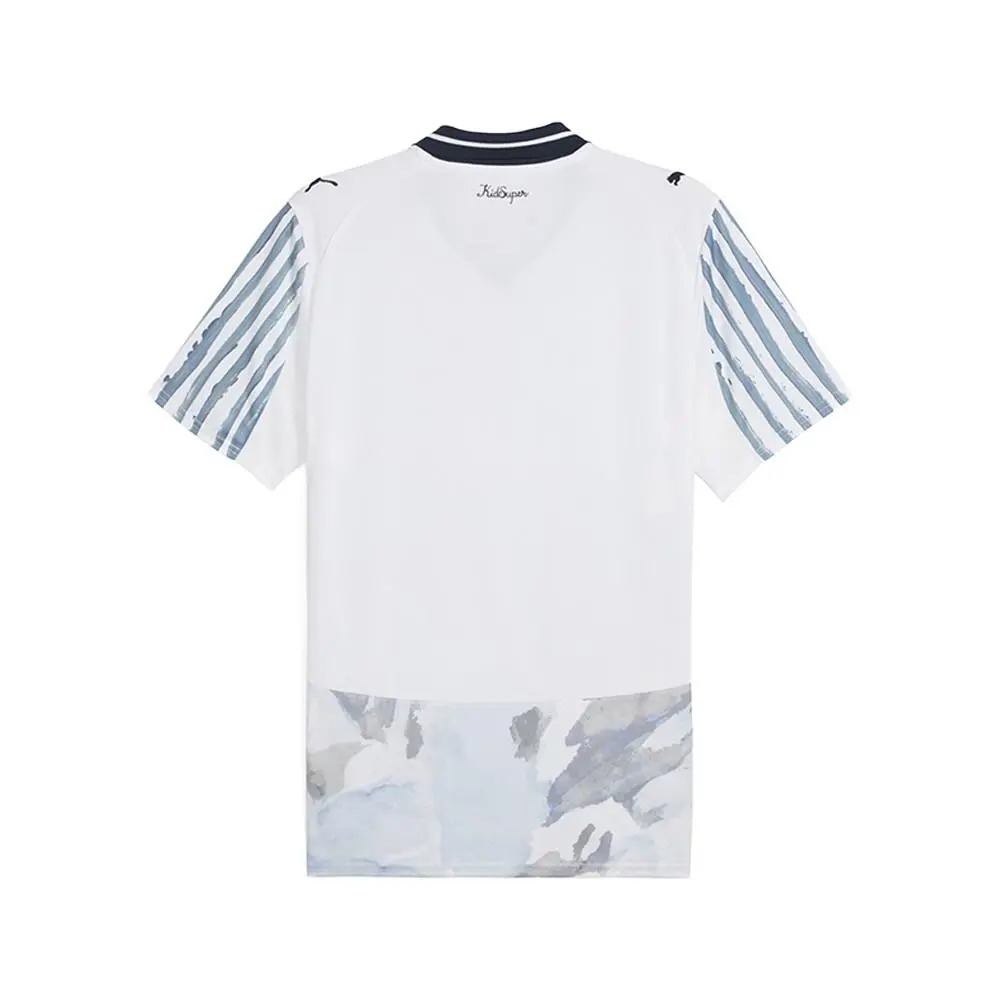 Puma clothing - PUMA  X Kidsuper Mty Collared Short Sleeve Replica Jersey - 78107212 - White 7