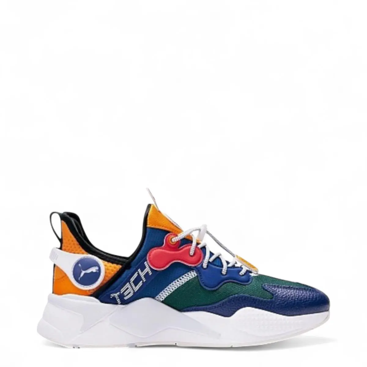 Puma shoes - Puma RS-X T3ch - 389134 01 - Apricot/Blue/Varsity Green 1