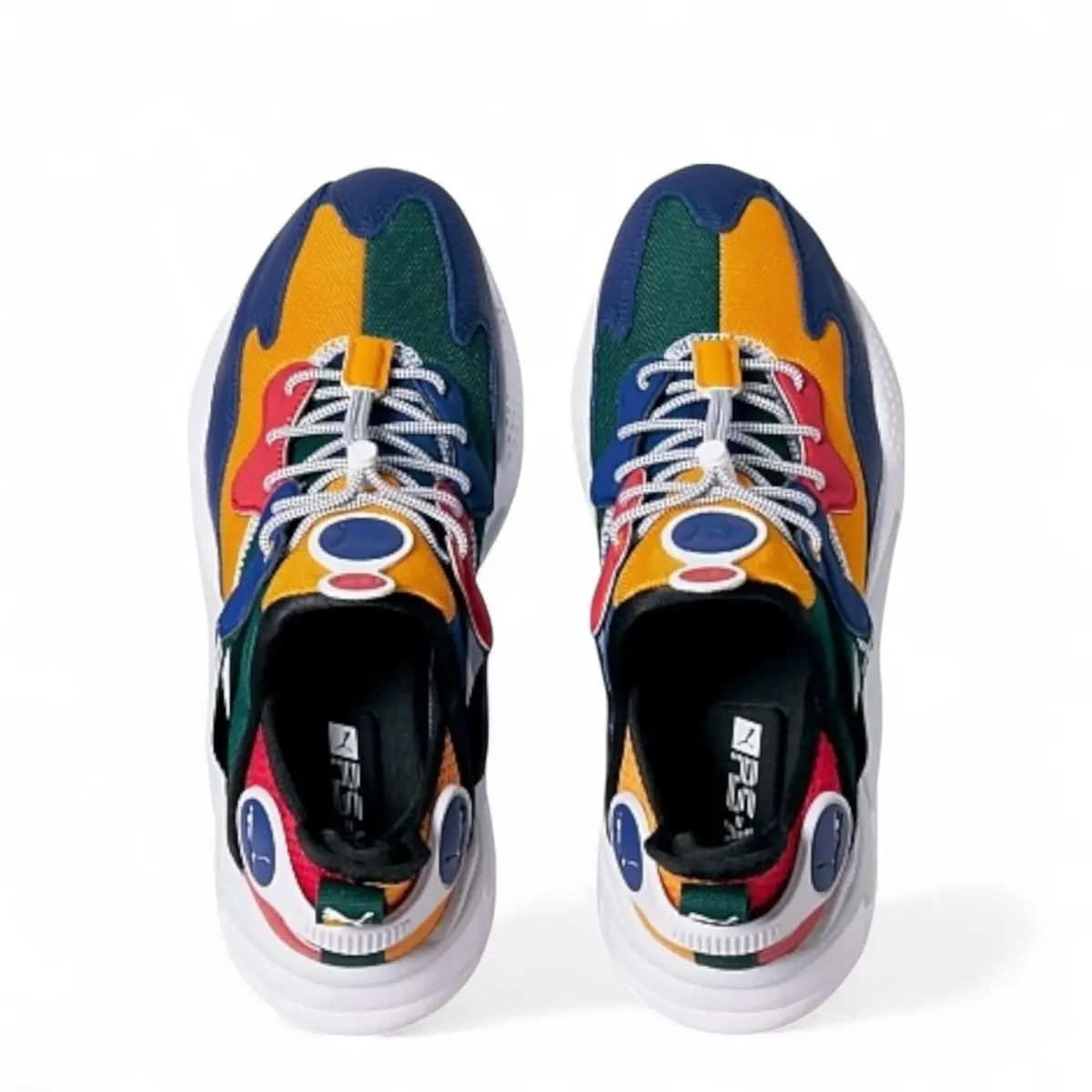 Puma shoes - Puma RS-X T3ch - 389134 01 - Apricot/Blue/Varsity Green 8