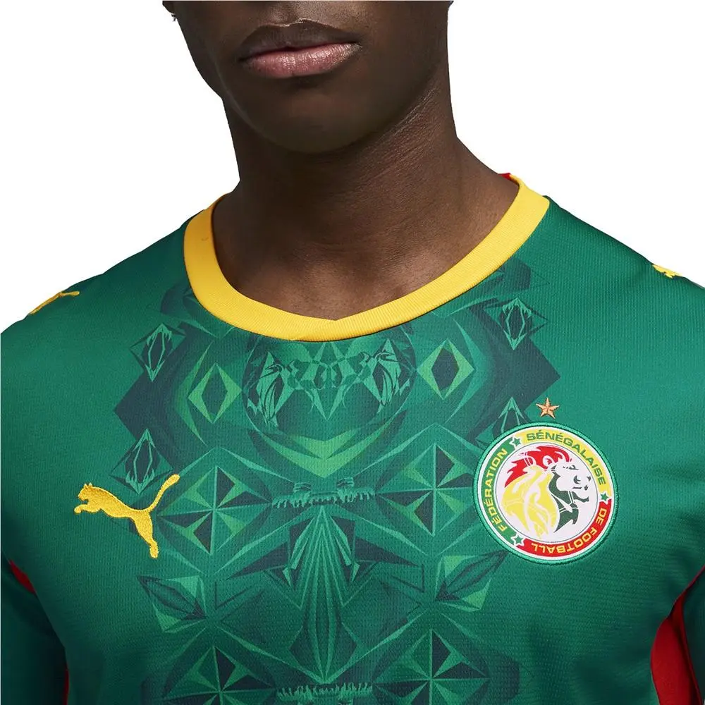 Puma clothing - PUMA Senegal Away Crew Neck Short Sleeve Replica Jersey - 78317102 - Green 9