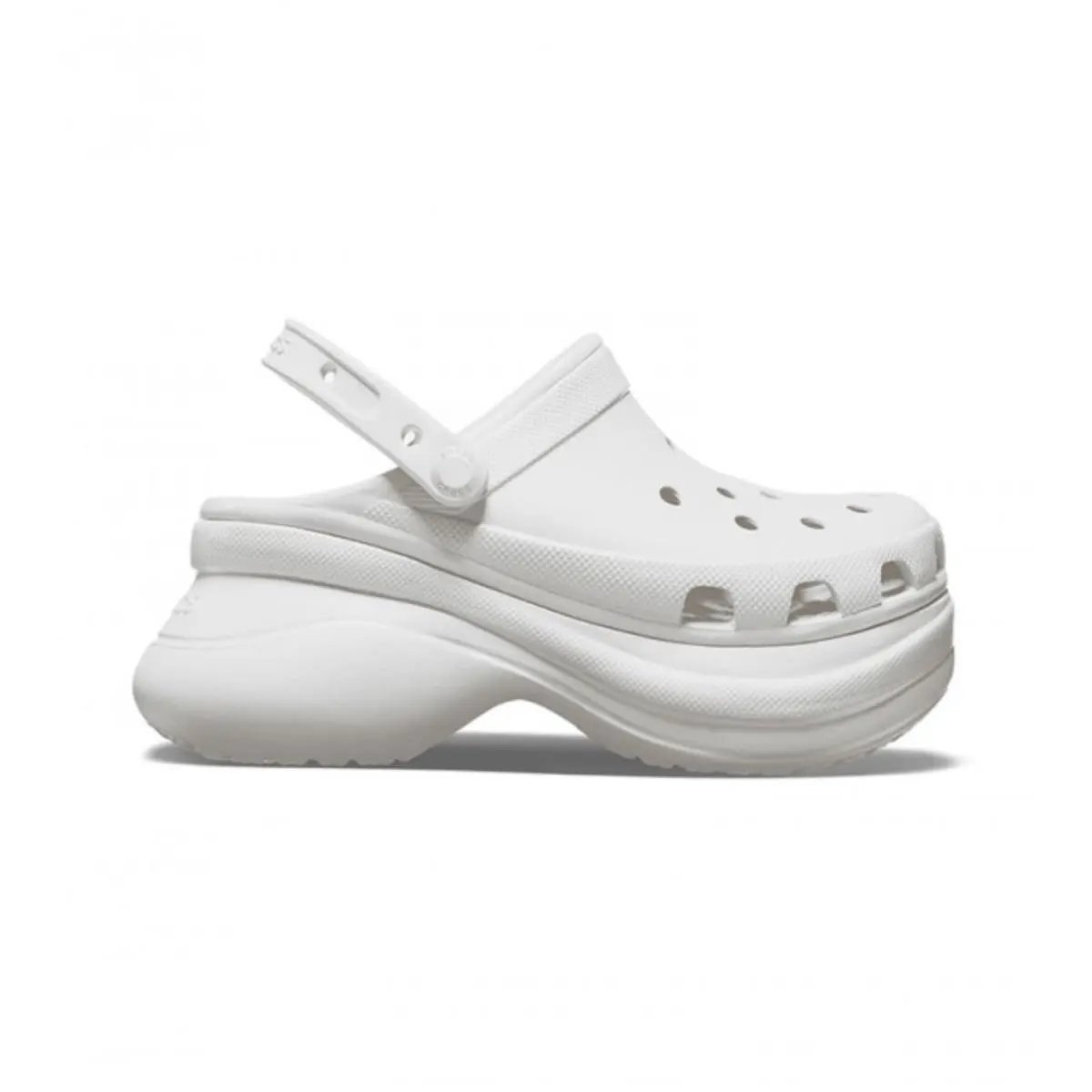 Classic Bae 206302-100 Clogs Womens US 9 White Heel Strap Platform RHS8333 by Crocs