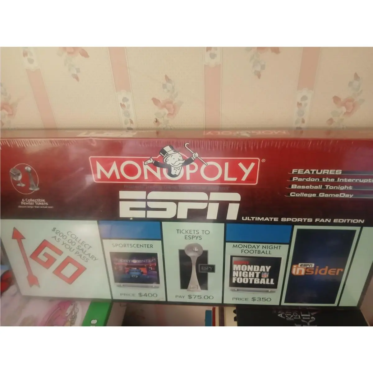 Vintage Monopoly Espn Ultimate Sports Fan Edition Board Game Hasbro