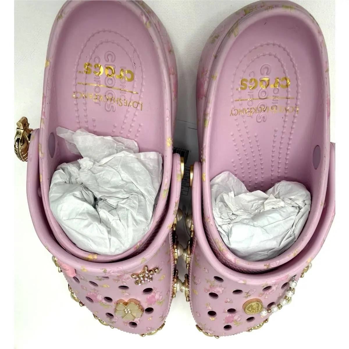 Crocs shoes - Crocs Loveshackfancy Clssic Platform Clog - Pink 9