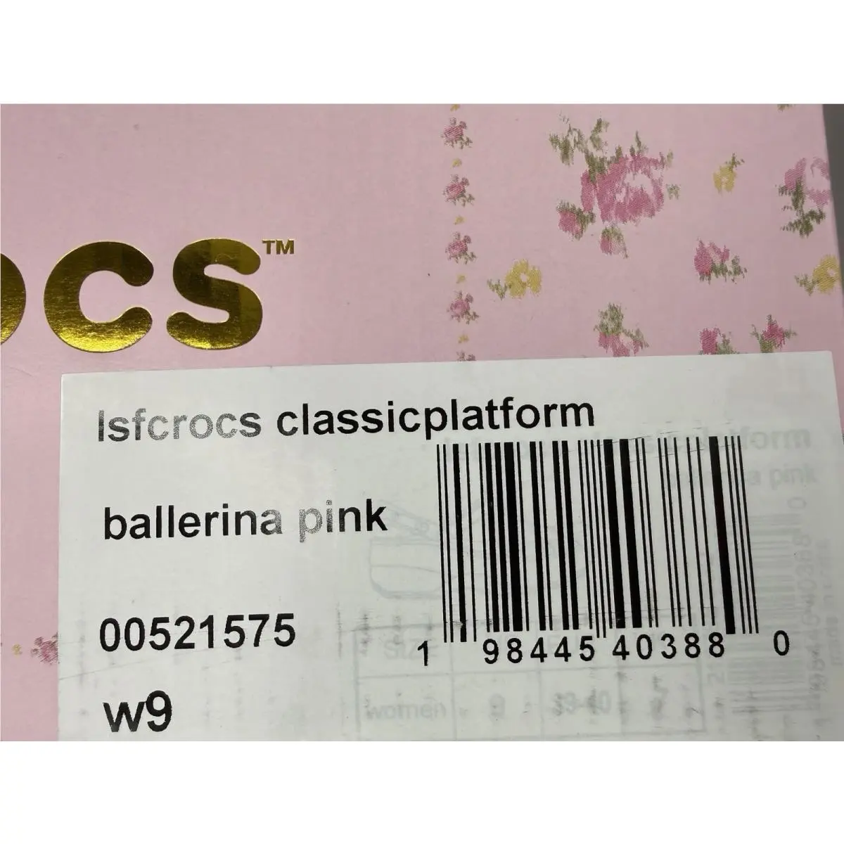 Crocs shoes - Crocs Loveshackfancy Clssic Platform Clog - Pink 11