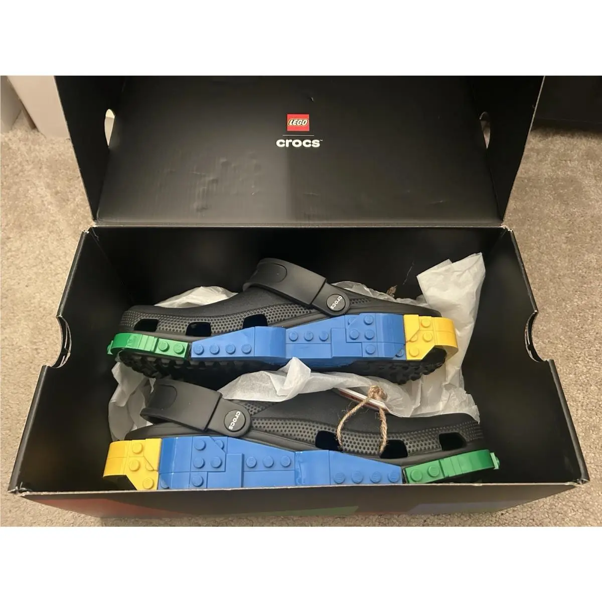 Crocs shoes - 4lw system clog - system clog - 211873-001 - Black, Blue, Yellow, Green, Red 0