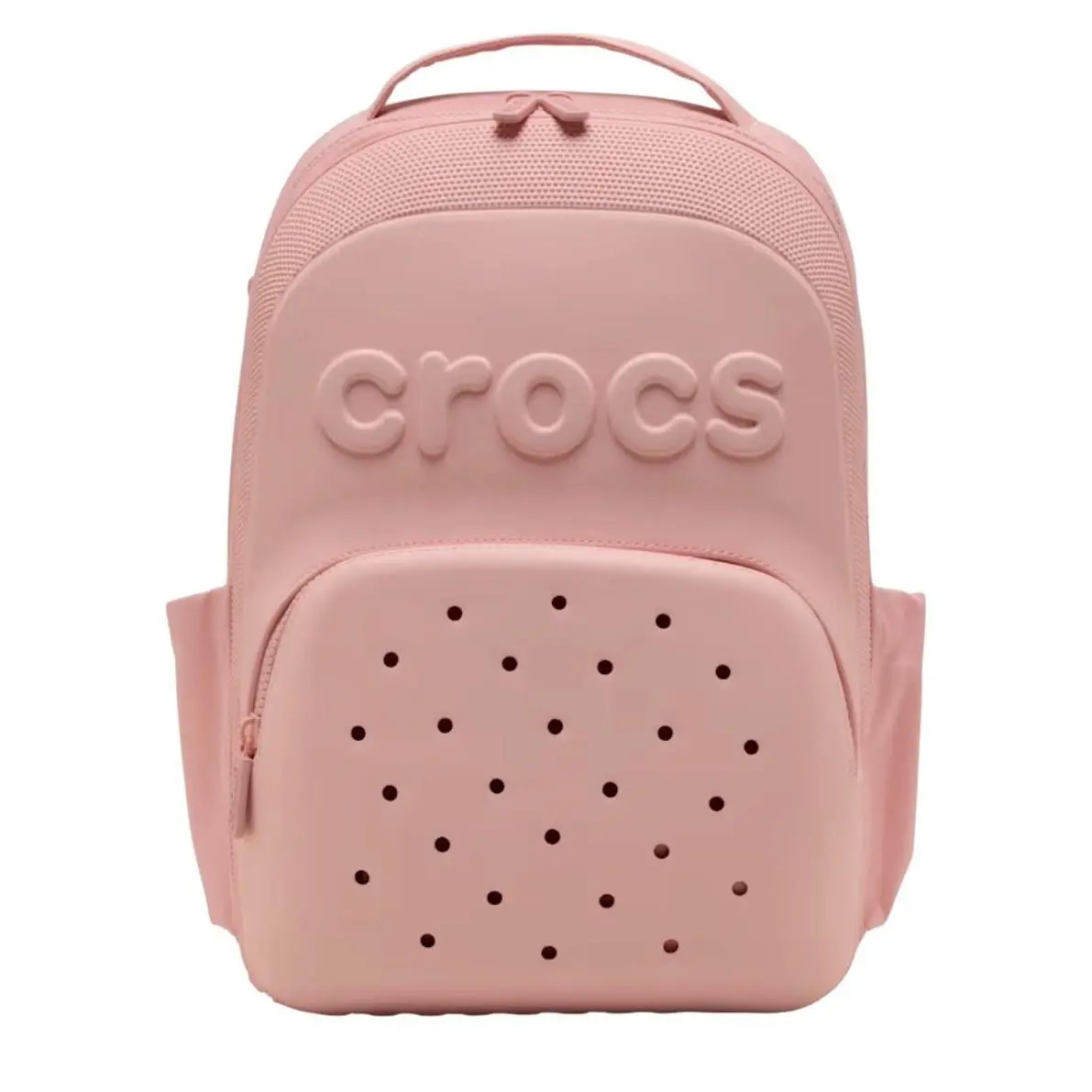 Crocs Classic Viral Backpack in Powder Pink