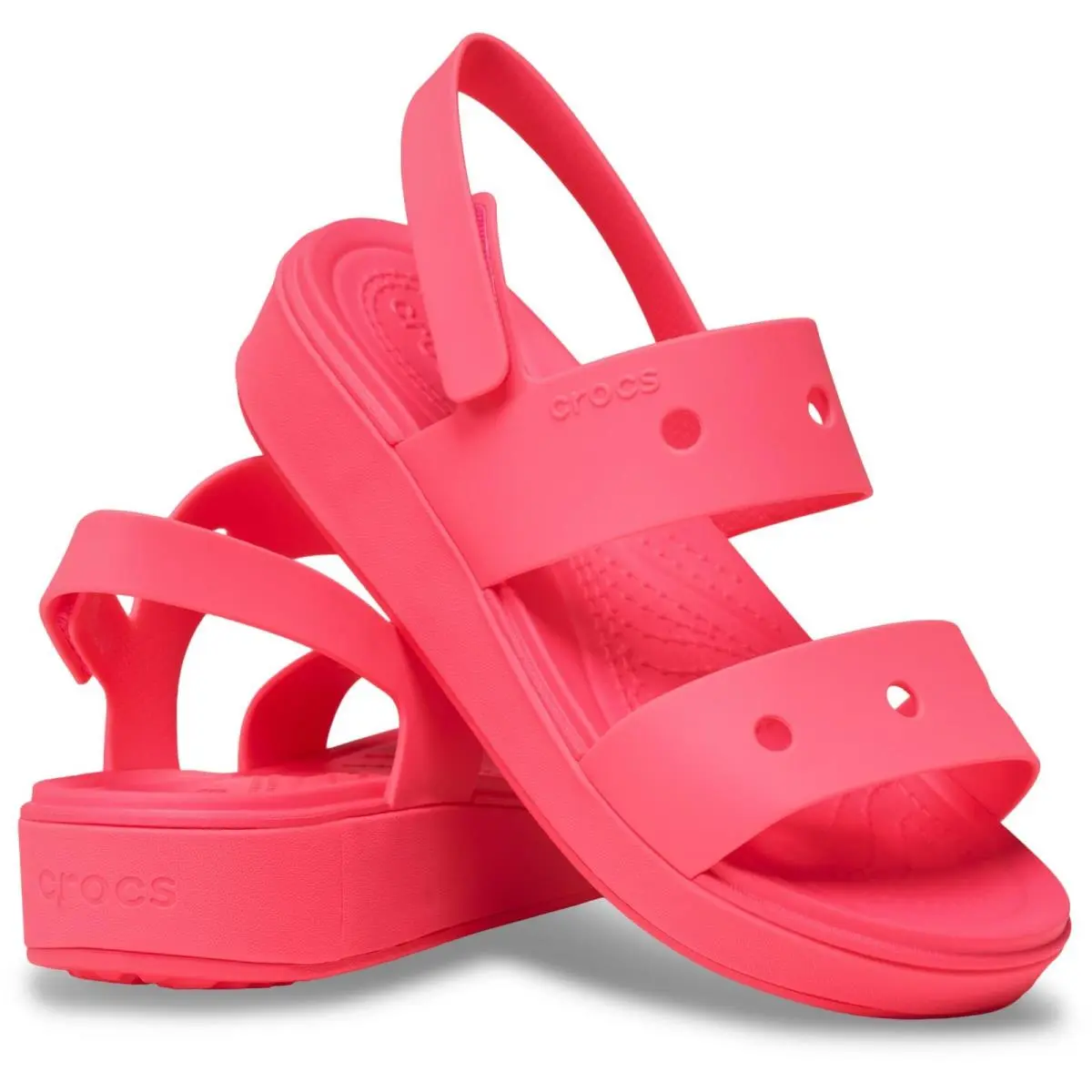 Crocs shoes - Crocs Brooklyn Sandals - Brooklyn Sandals - Pink (UPC: 198445402203) 4