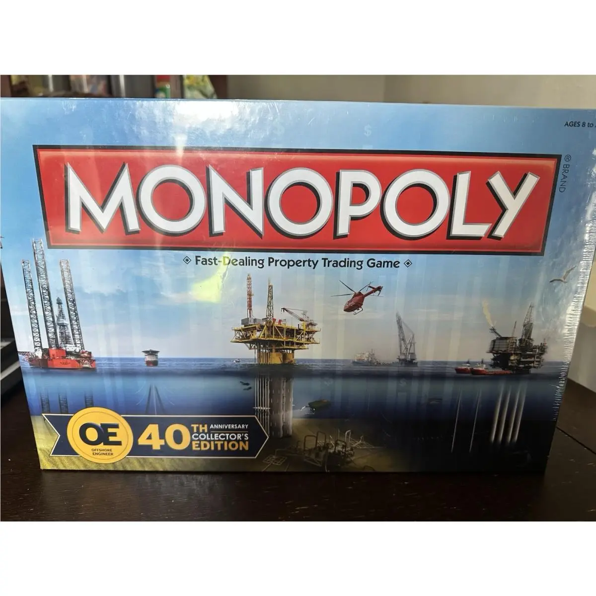 Monopoly Offshore Engineer 40th Anniversary Collectors Edition Board Game