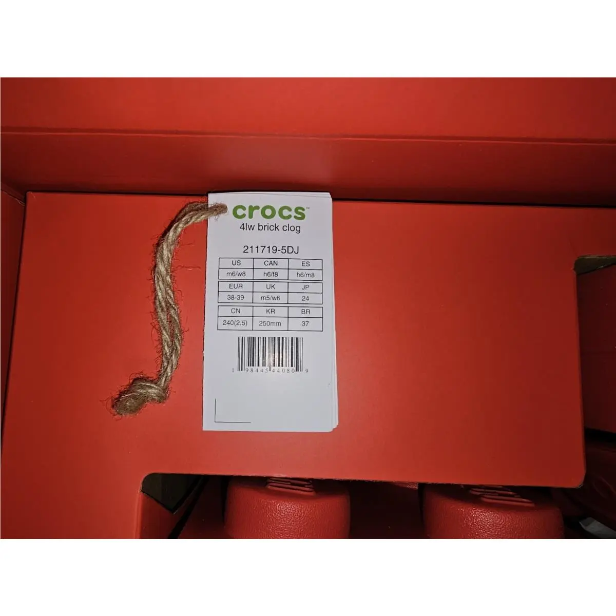 Crocs shoes - Red (UPC: 198445440809) 6