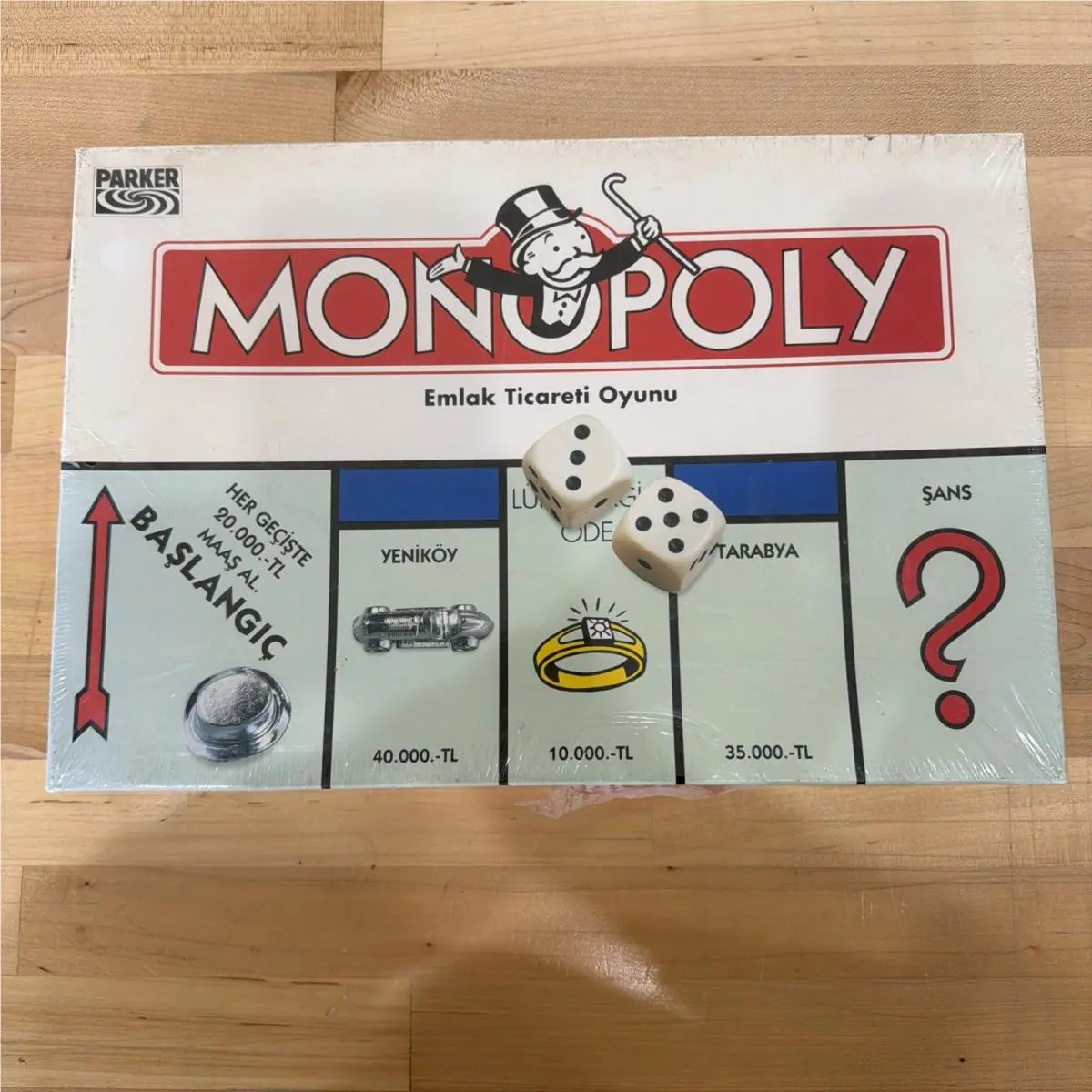 Vintage 1996 Turkish Monopoly - Emlak Ticareti Oyunu - Old Lira Istanbul