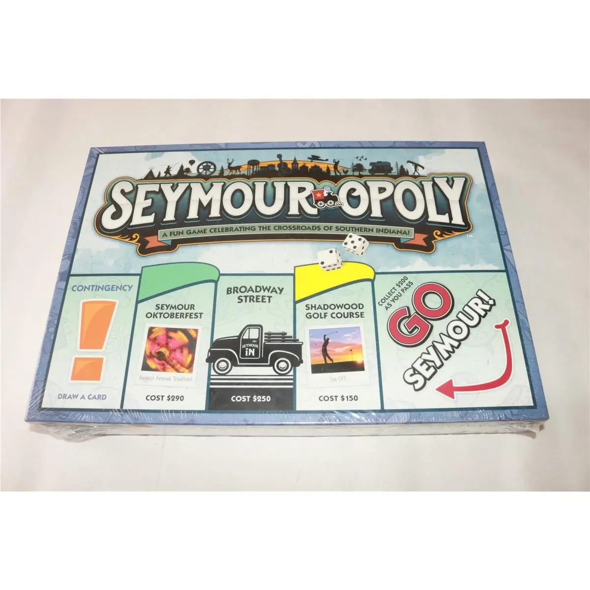 Seymour Opoly - Seymour Indiana Seymouropoly Game Jackson County Monopoloy