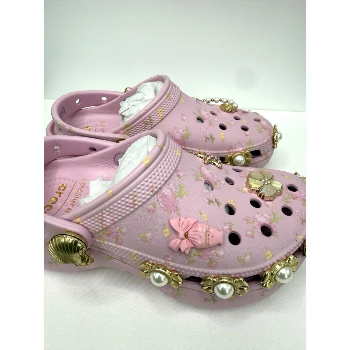Crocs shoes - Crocs Loveshackfancy Clssic Platform Clog - Pink 2