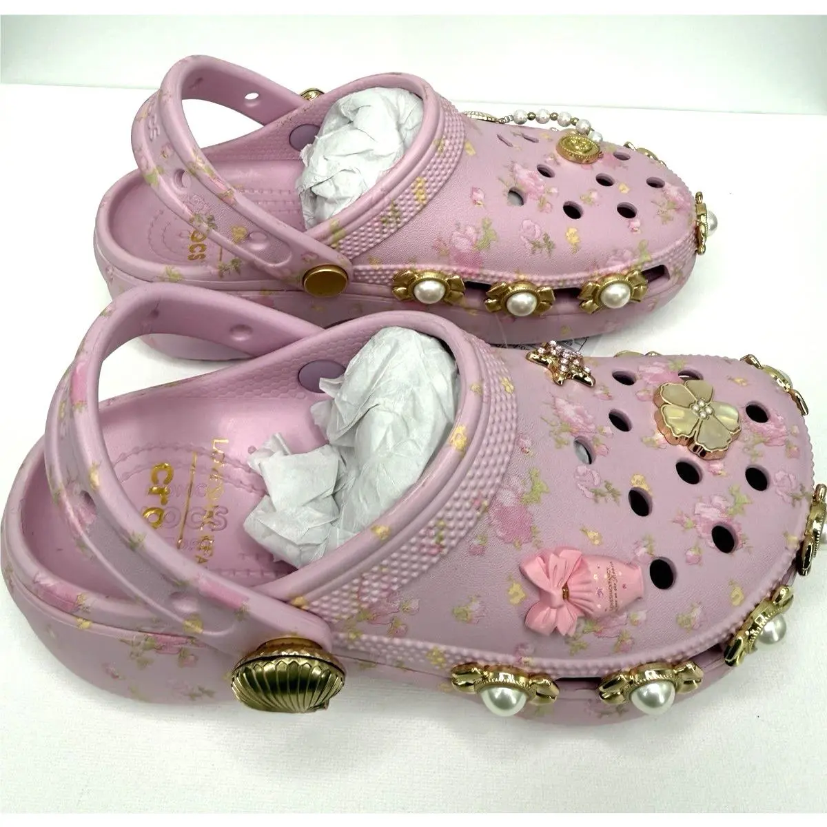 Crocs shoes - Crocs Loveshackfancy Clssic Platform Clog - Pink 4