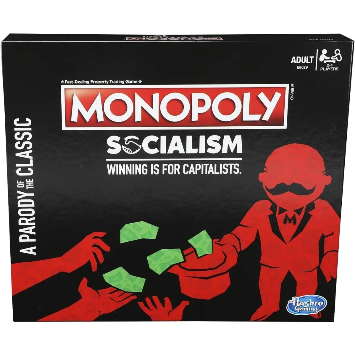 Monopoly Socialism Parody Board Game Hasbro