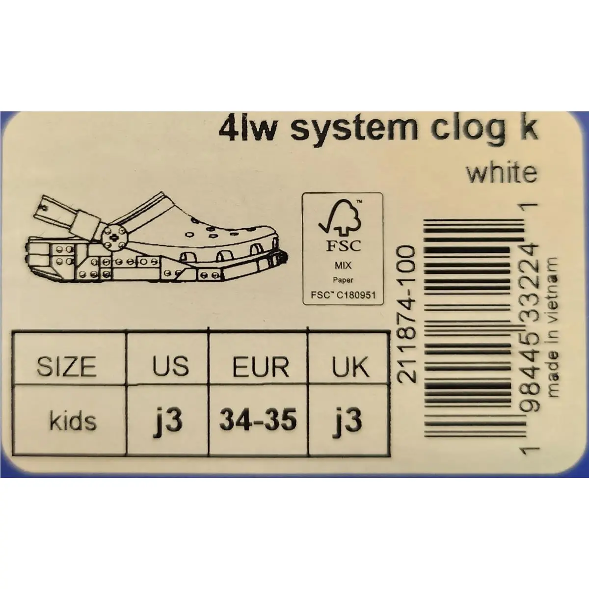 Crocs shoes - 211873-100 - 211873-100 - Multicolor 6