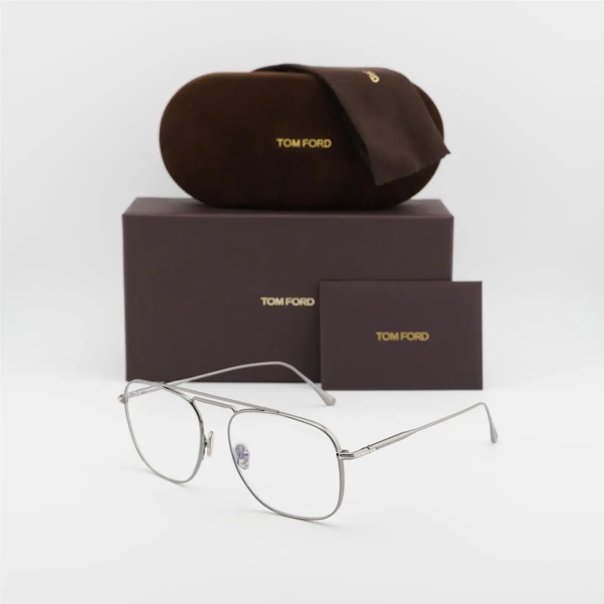 Tom Ford FT5731-B 008 Shiny Gunmetal 56mm Eyeglasses