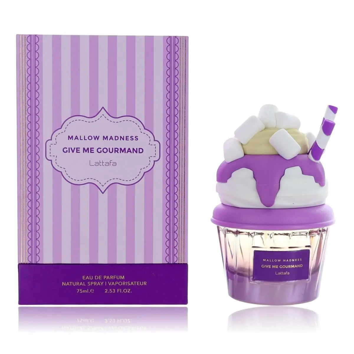 Mallow Madness Give Me Gourmand by Lattafa 2.53oz Edp Spray Women