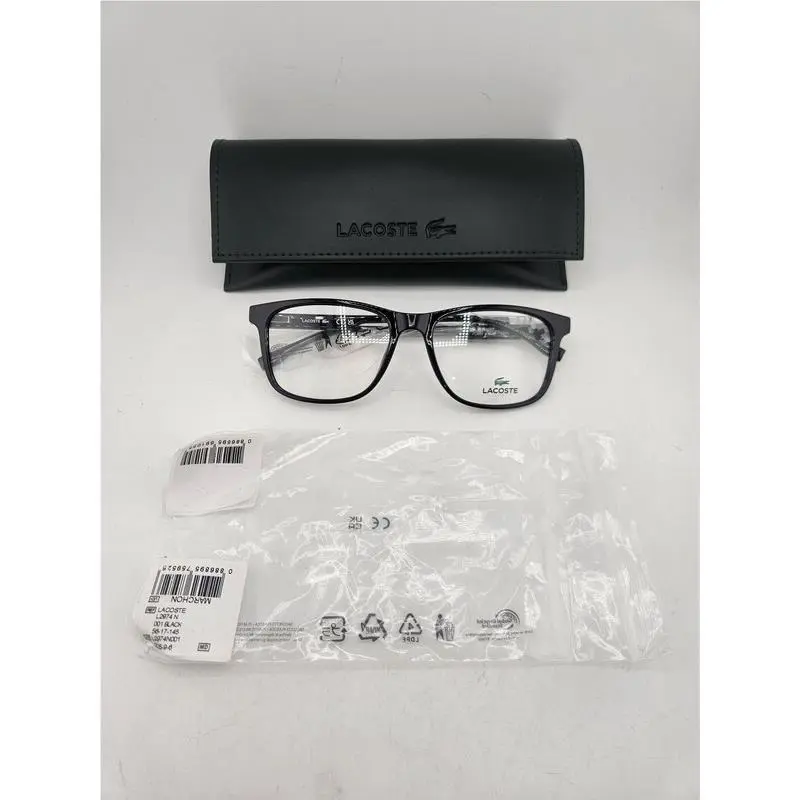 L2974N 001 Black 56-17-145 Men`s Eyeglasses by Lacoste