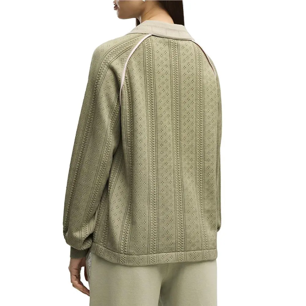 Puma clothing - PUMA  X Madhappy Pointelle Collared Long Sleeve Jersey - 63756682 - Green (UPC: 199260301139) 2