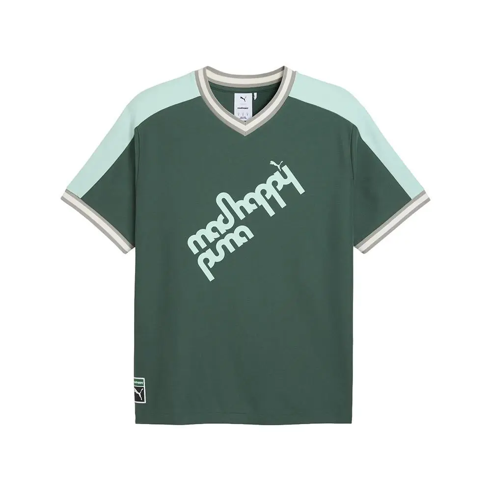 Puma X Madhappy Graphic Vneck Short Sleeve Jersey Mens Size XL 635343