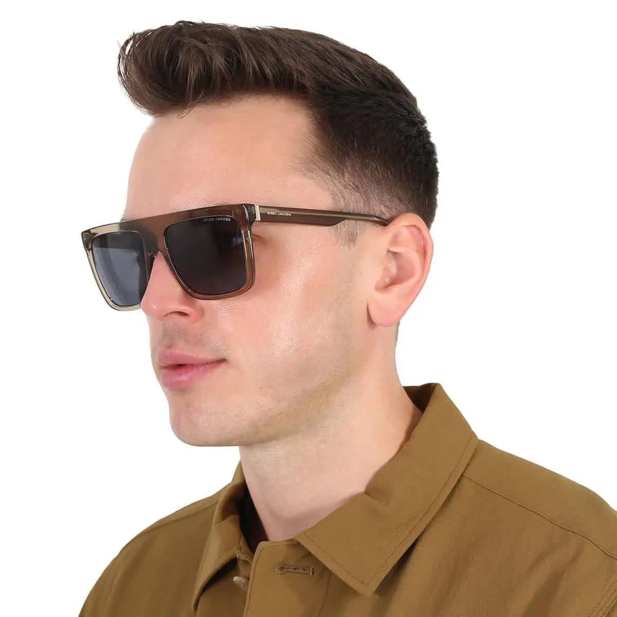 Marc Jacobs Grey Browline Men`s Sunglasses Marc 639/S 009Q/IR 57 Marc 639/S