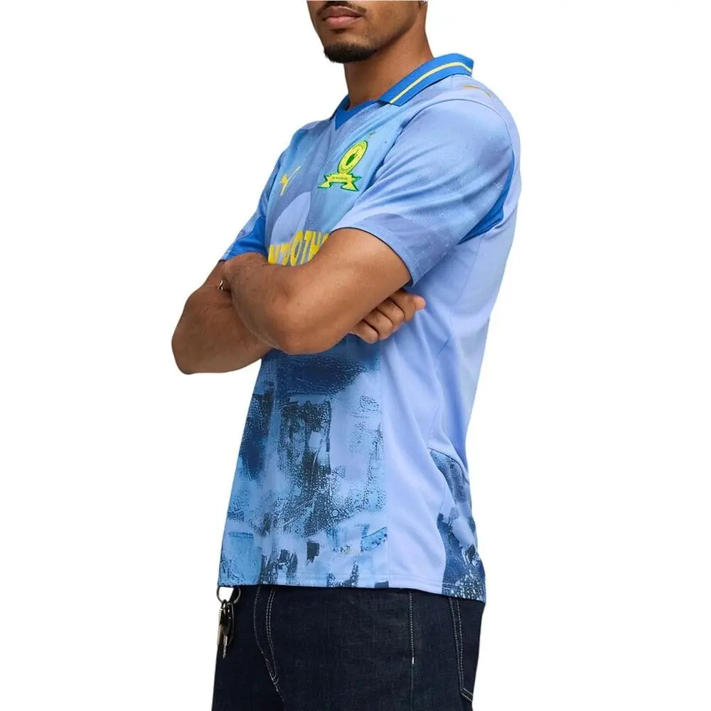 Puma clothing - PUMA  X Kidsuper Mamelodi Sundowns Crew Neck Jersey Replica - 78273823 - Purple (UPC: 198553830561) 3