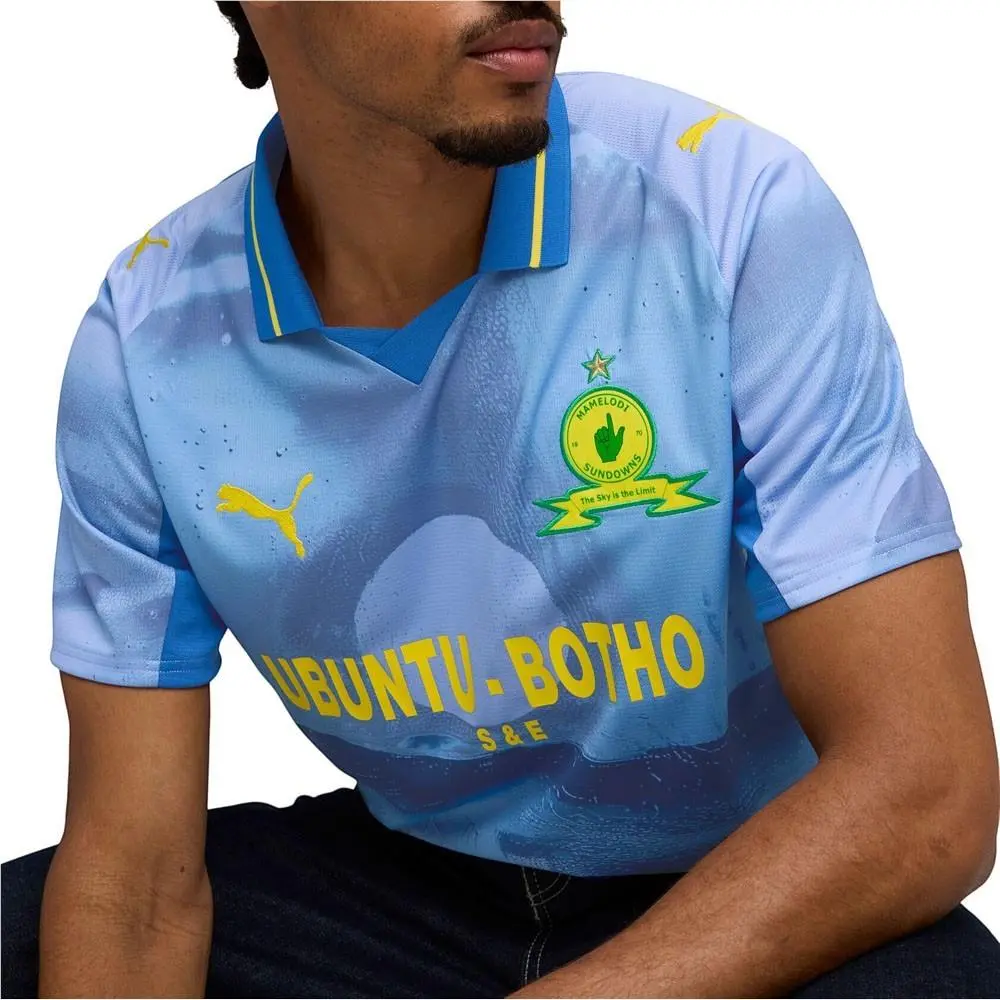 Puma clothing - PUMA  X Kidsuper Mamelodi Sundowns Crew Neck Jersey Replica - 78273823 - Purple (UPC: 198553830561) 4
