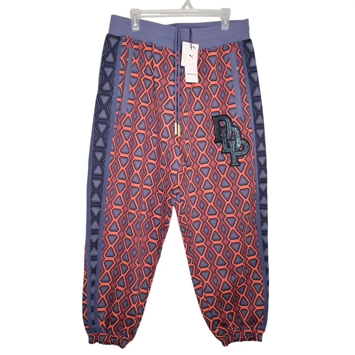 Puma x Dapper Dan T7 Joggers Men`s Size XL Streetwear Street Sweatpants Luxe