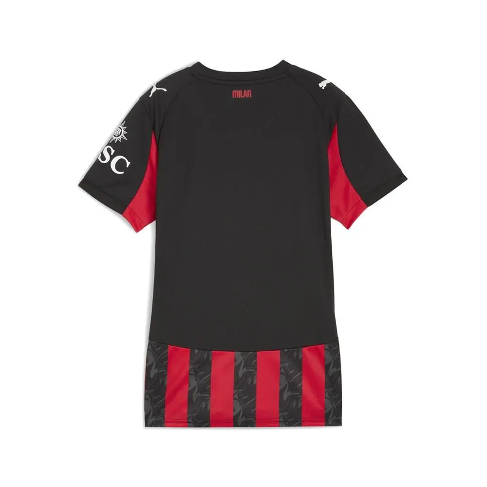 Puma clothing - PUMA Ac Milan Home Jersey Replica Soccer Jersey - 77996401 - Black, Red (UPC: 198553351257) 0