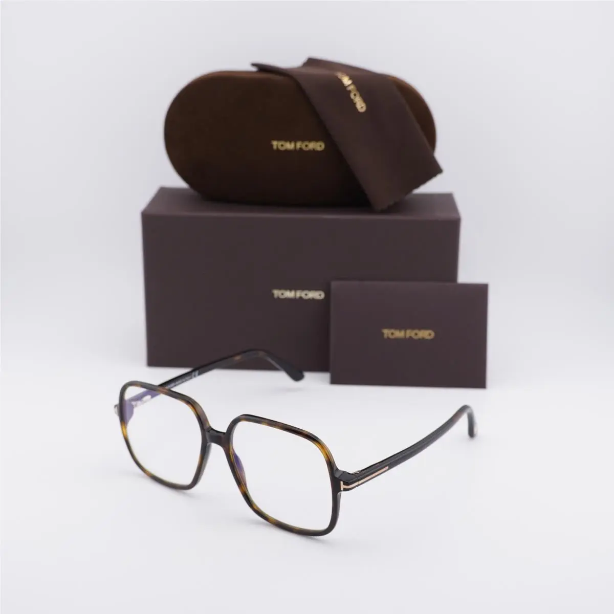 Tom Ford FT5764-B 052 Dark Havana 56mm Eyeglasses