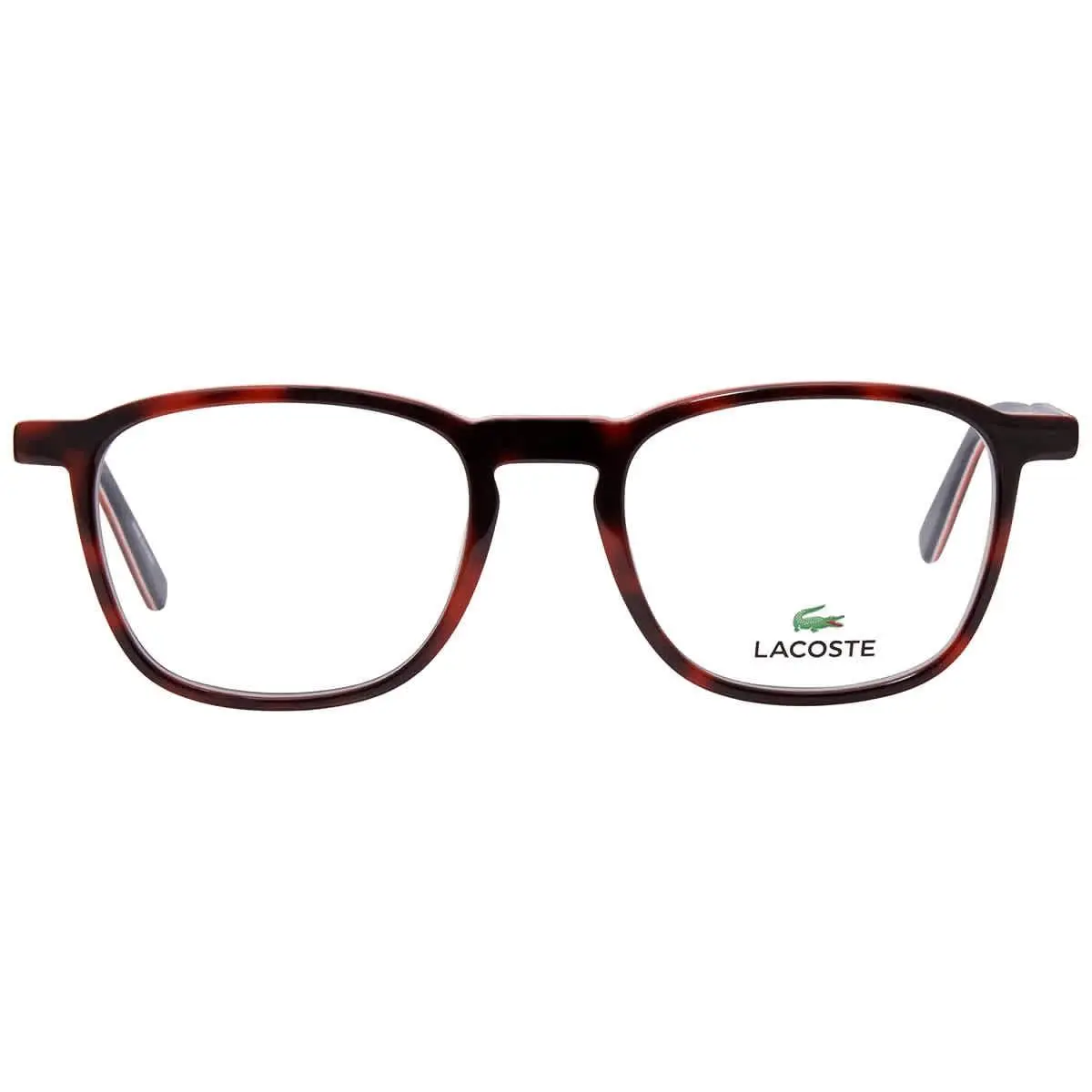 Clear Demo Rectangular Unisex Eyeglasses L2845 214 50 L2845 214 50 by Lacoste