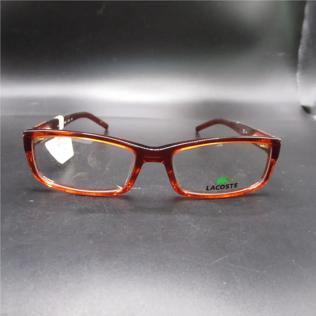 Lacoste L2656 Rectangular Eyeglass Frames 51-16-135 Brown Red Unisex Full Rim