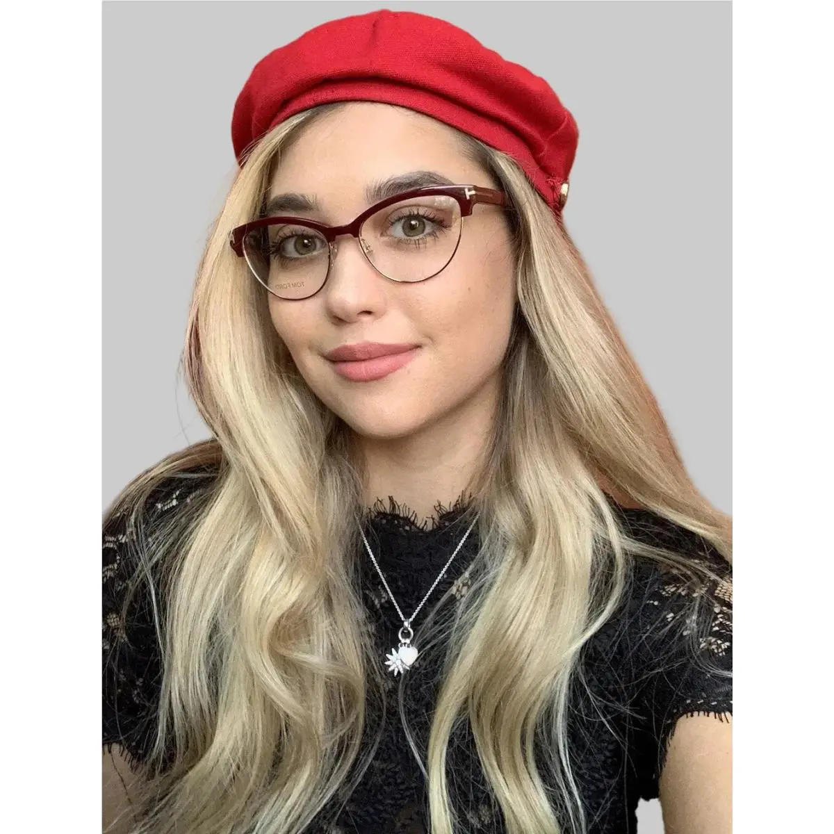 Tom Ford TF5365 FT5365 071 54mm Cat Eye Women`s Eyeglasses Frame Italy D3