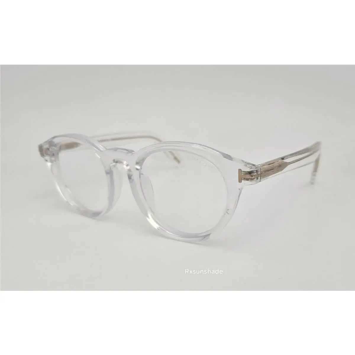 Tom Ford Eyeglasses TF 5931-D-B Color 026 Crystal Size 49 Round