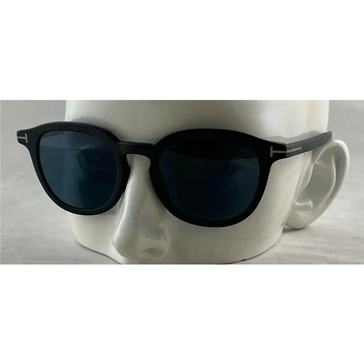 Tom Ford Pax TF816 TF 816 02V Black Matt Polarized Sunglasses Frame 51-21-145