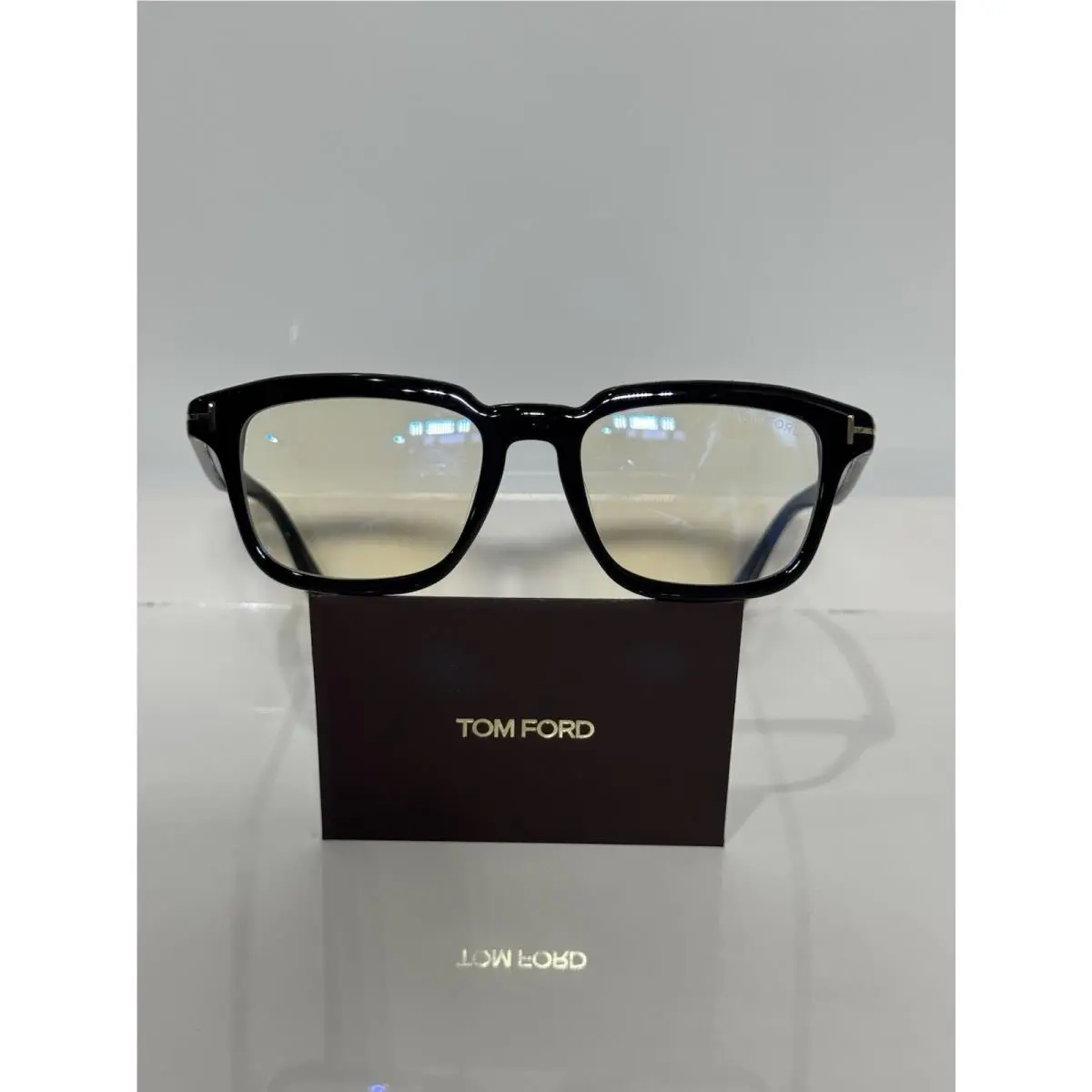Tom Ford TF6032FB 001 Black Bold Acetate Asian Fit Unisex Eyeglasses