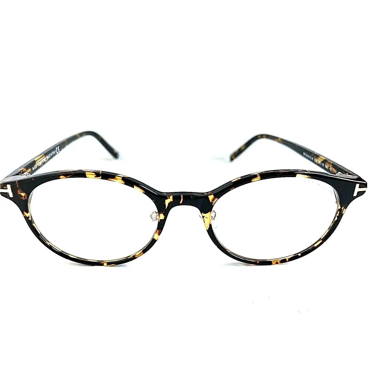 Tom Ford TF FT 5648-D-B/V 056 49mm Tort Round Oval Mens Women’s Eyeglasses Frame