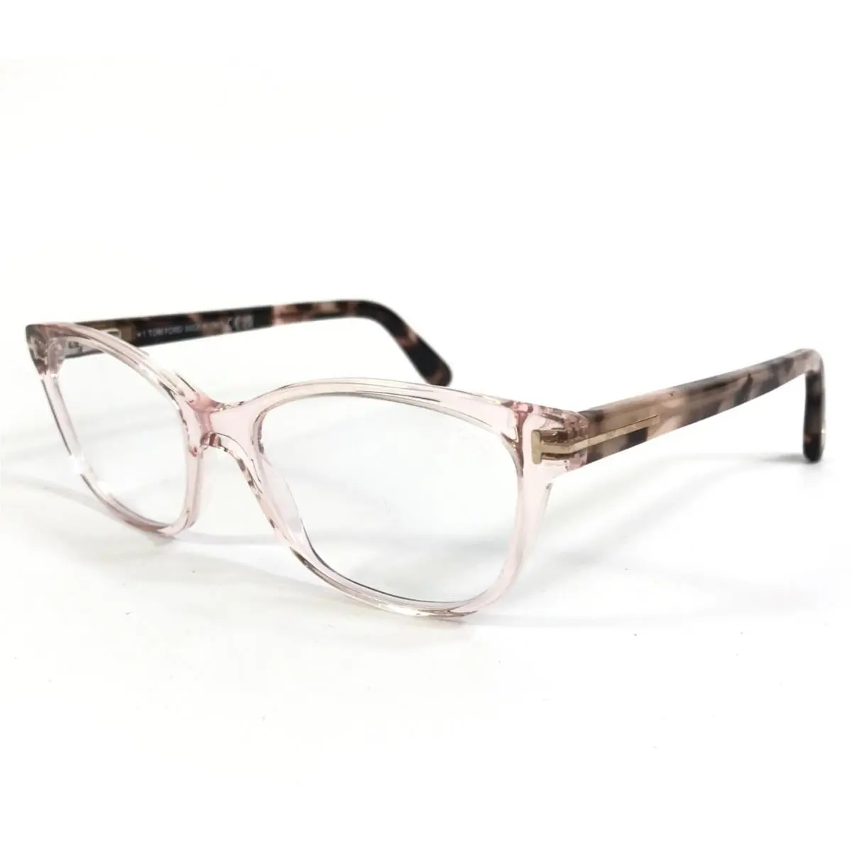 Tom Ford Eyeglasses Frames TF5638-B 072 Crystal Rose Havana Cat Eye 50-16-140
