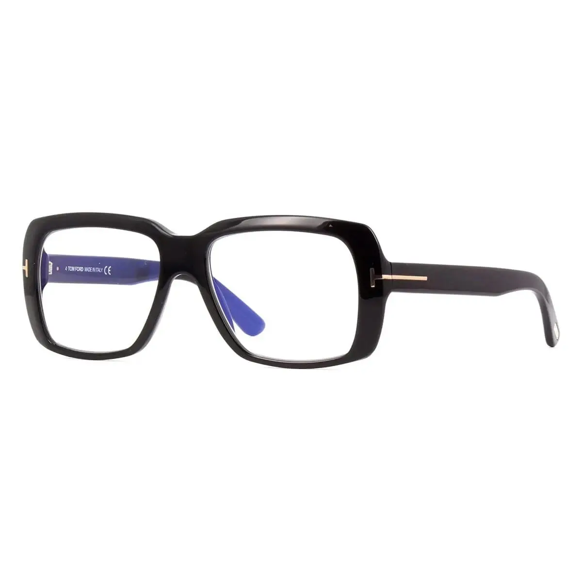 Tom Ford FT 5822 B 001 Black Frame Blue Blocking Lens Eyeglasses 54mm