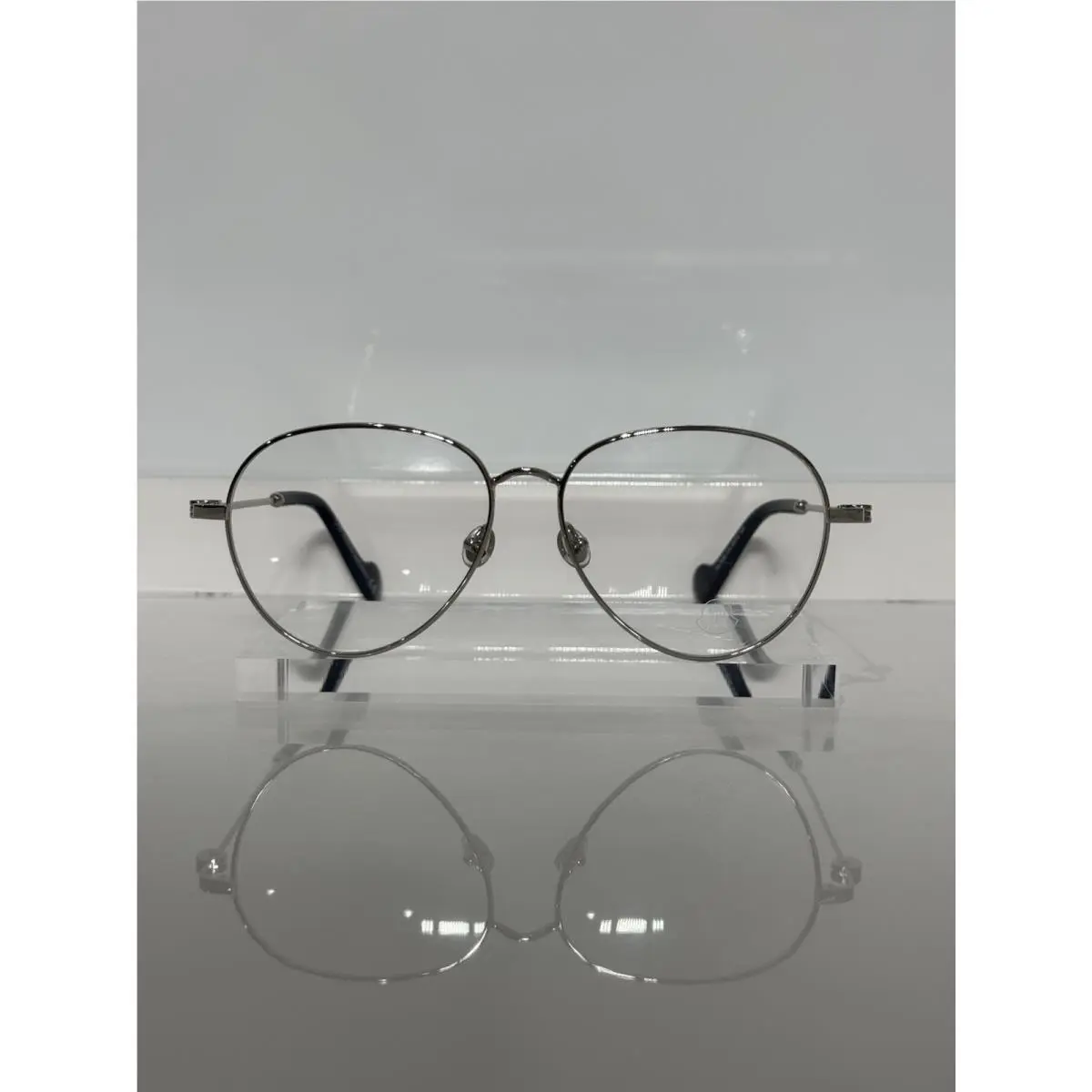 Tom Ford Moncler ML5068 016 Silver Metal Aviator Unisex Eyeglasses