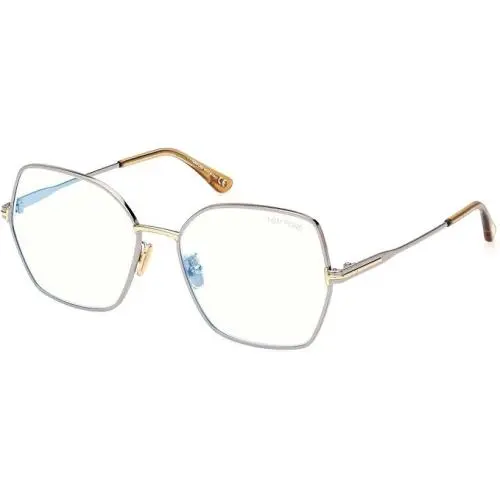 Tom Ford Eyeglasses Soft Case - FT5876-B 014 - Light Ruthenium 56-16-140