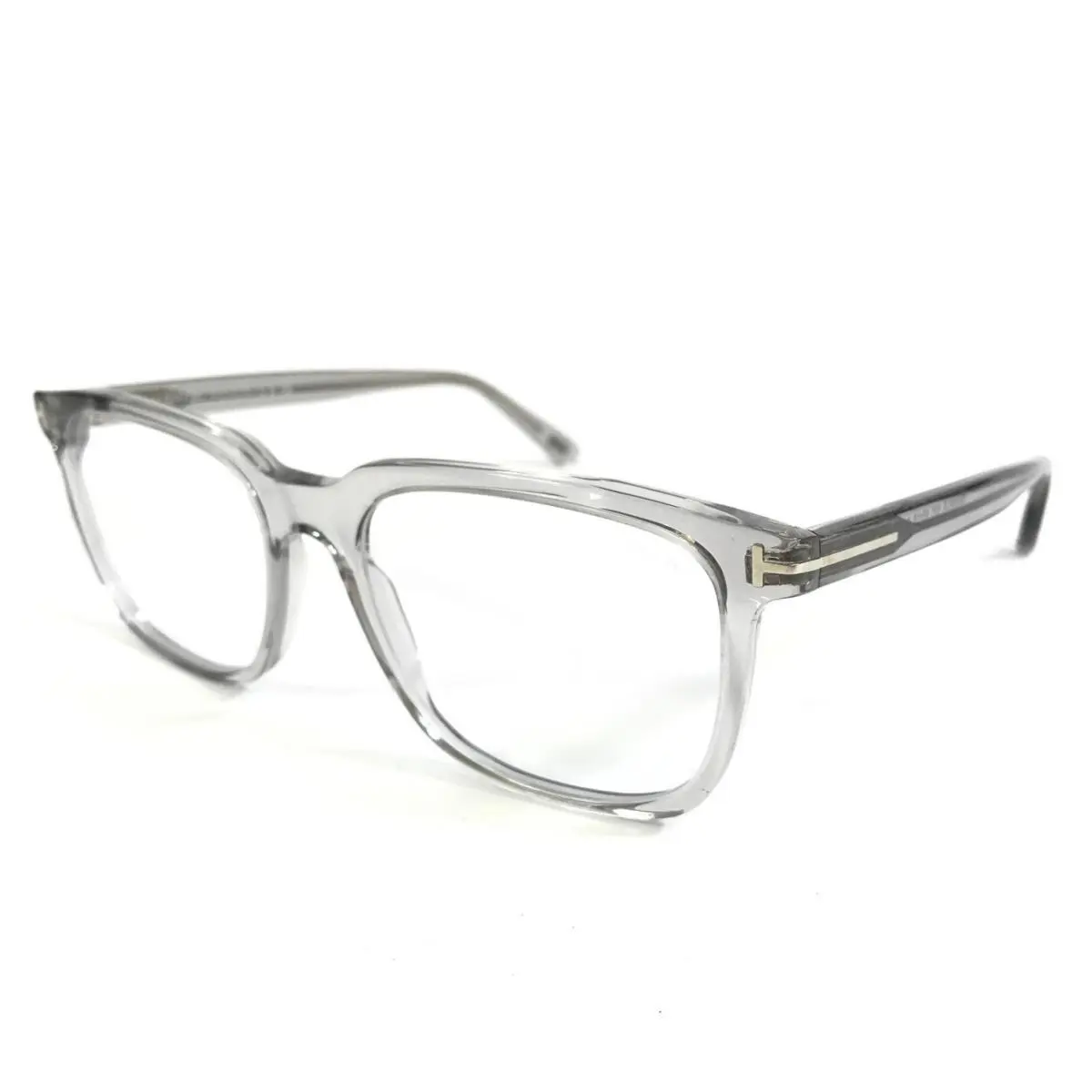 Tom Ford Eyeglasses Frames TF6080-B 020 Transparent Grey Full Rim 55-18-145
