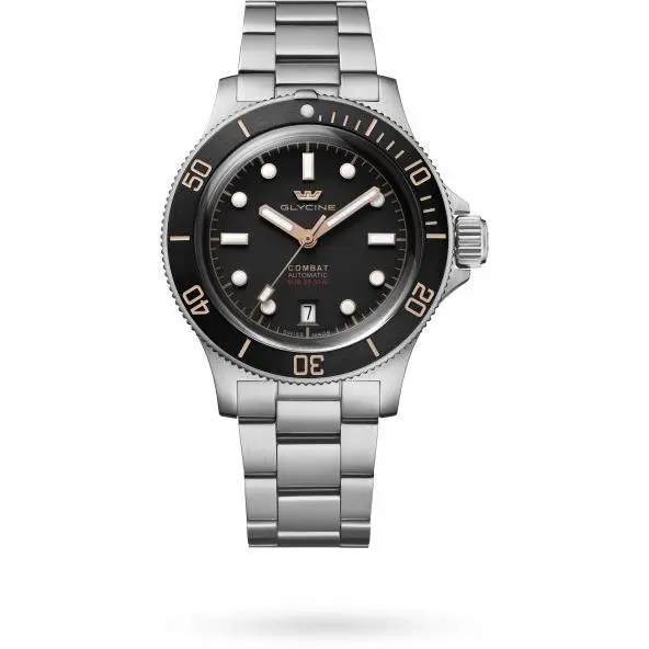 Glycine Men`s Combat Sub Box Ceramic 41mm Automatic Watch GL0521