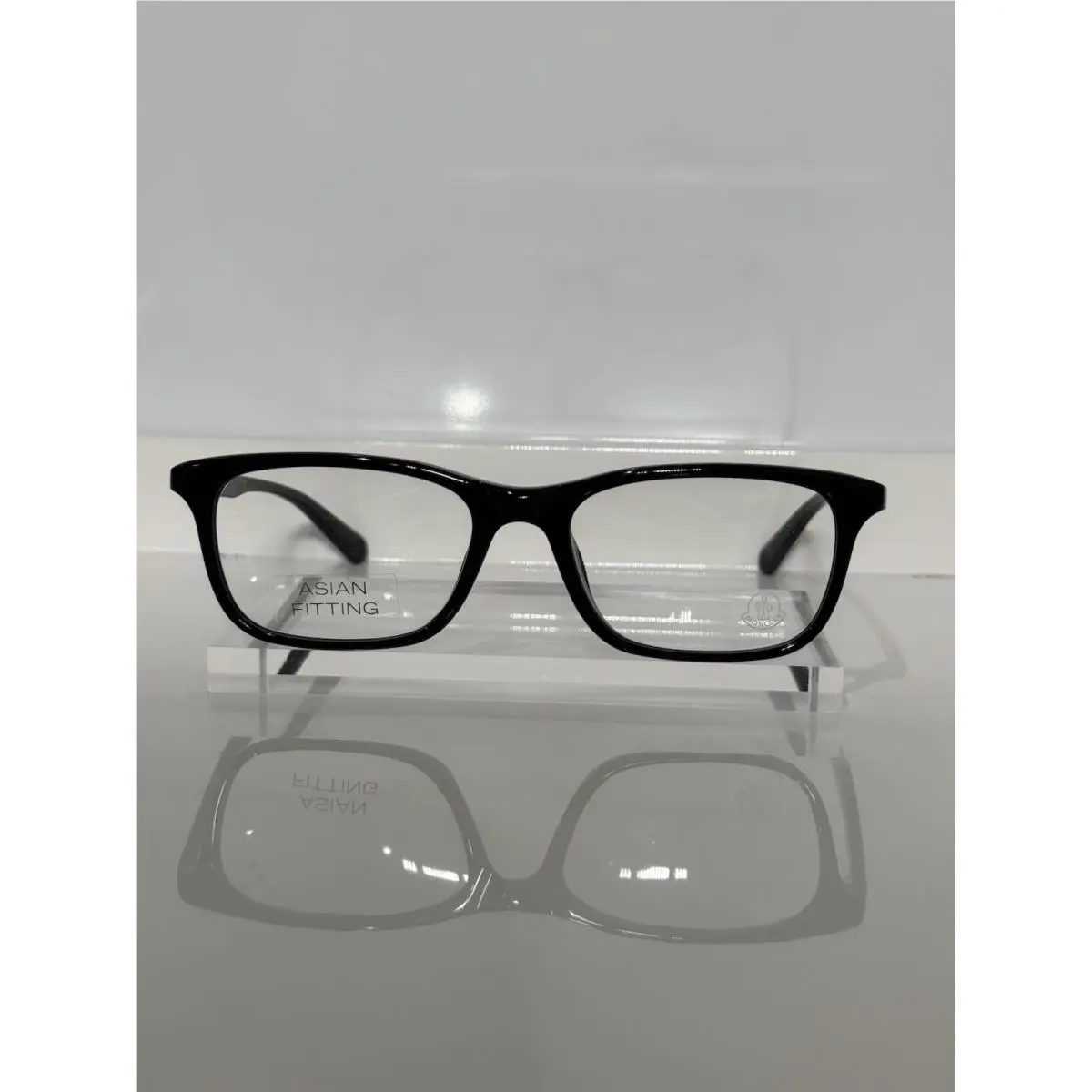 Tom Ford Moncler ML5139D 001 Black Acetate Asian Fit Unisex Eyeglasses 53mm