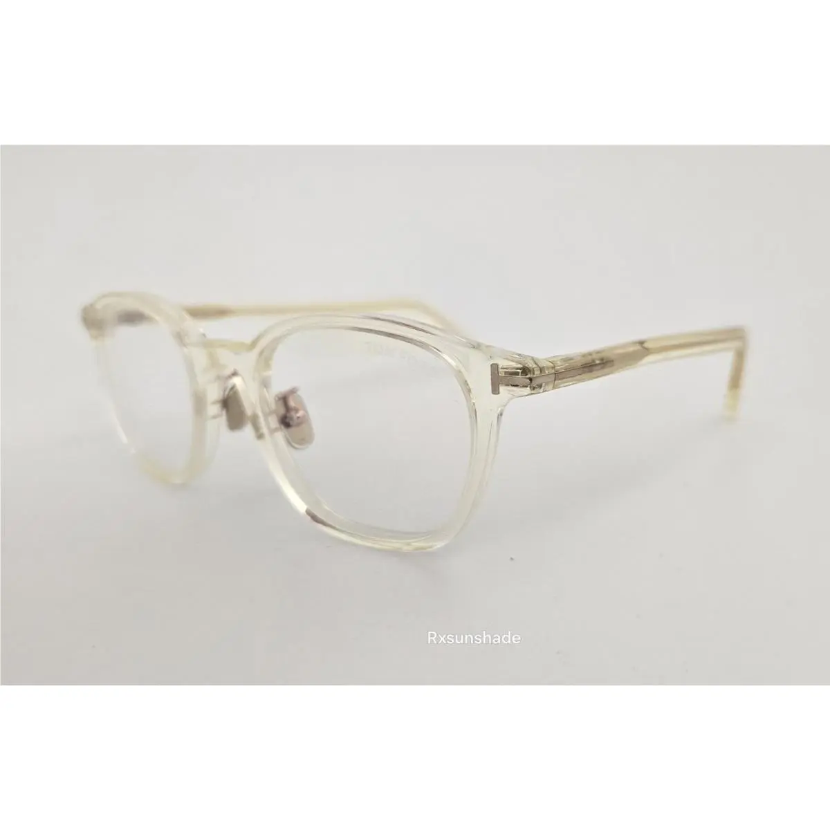 Tom Ford Eyeglasses TF 5858-D-B Color 039 Yellow Crystal Size 49