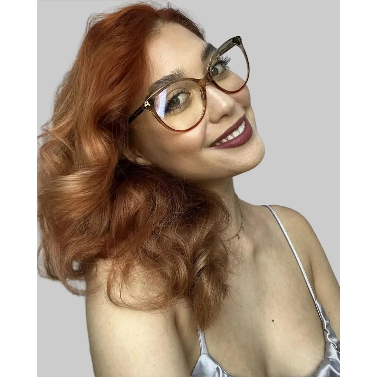 Blue Light Block Tom Ford Women`s Eyeglasses Frame 56mm Oversized Cat Eye
