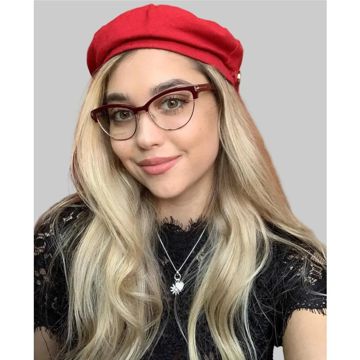 Tom Ford TF3T6505 54mm Cat Eye Women`s Eyeglasses Frame Italy D4