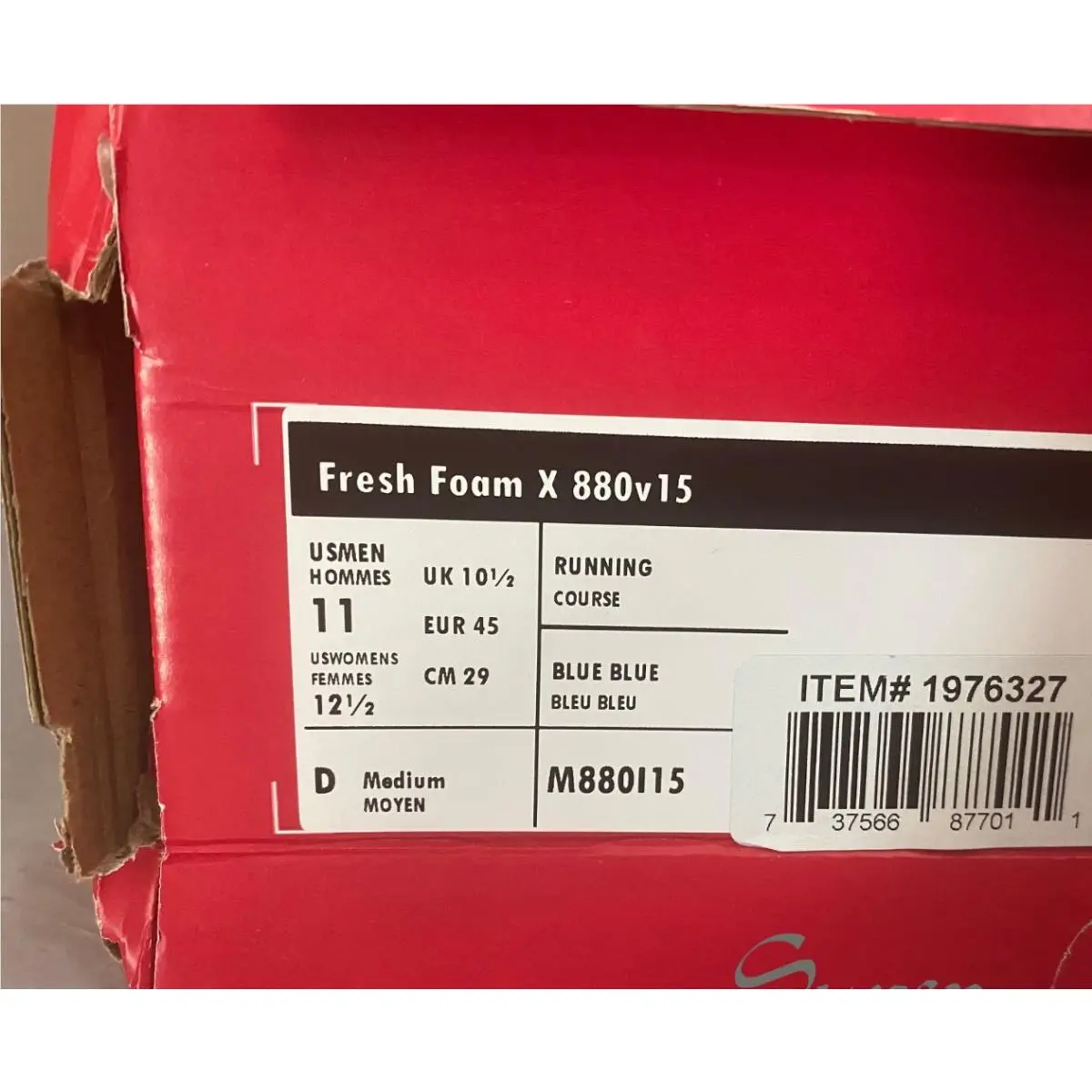 New Balance shoes - New Balance Fresh Foam X 880v15 - Blue 7