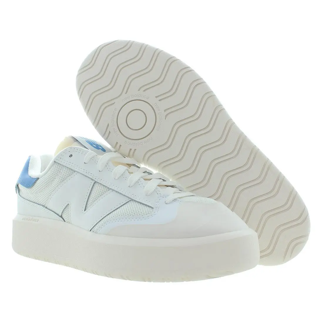 New Balance shoes - White/Blue, Main: White 4